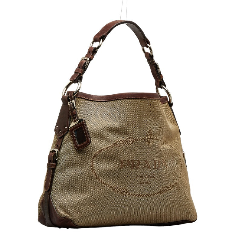 Prada Canapa Logo Shoulder Bag