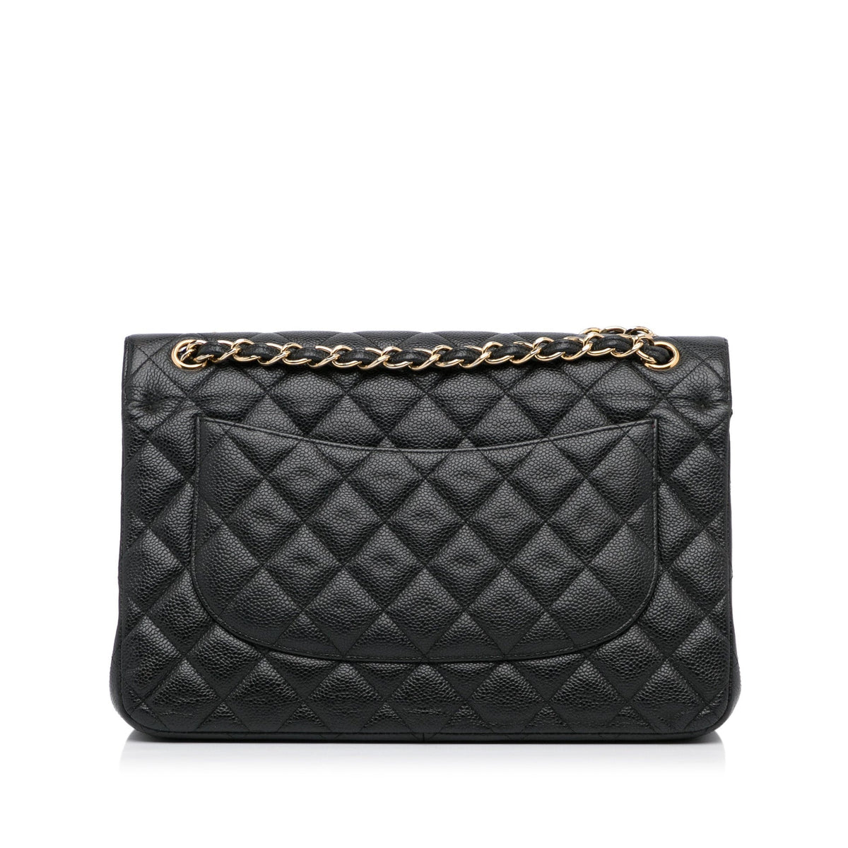 Chanel Classic Double Flap Jumbo Black Caviar Gold