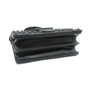 Prada Cahier Studded Shoulder Bag