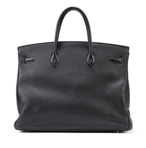 Hermès
Black Clémence Birkin 40 Palladium Hardware, 2010