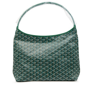 Goyard
Green Goyardine Canvas and Chevroches Calfskin Boheme Hobo Bag