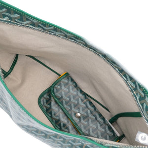 Goyard
Green Goyardine Canvas and Chevroches Calfskin Boheme Hobo Bag