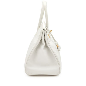 Hermès
White Swift Birkin 35 Gold Hardware, 2010