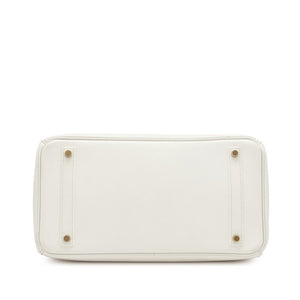 Hermès
White Swift Birkin 35 Gold Hardware, 2010