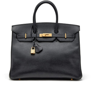 Hermès
Black Ardennes Birkin 35 Gold Hardware, 2003