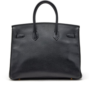 Hermès
Black Ardennes Birkin 35 Gold Hardware, 2003