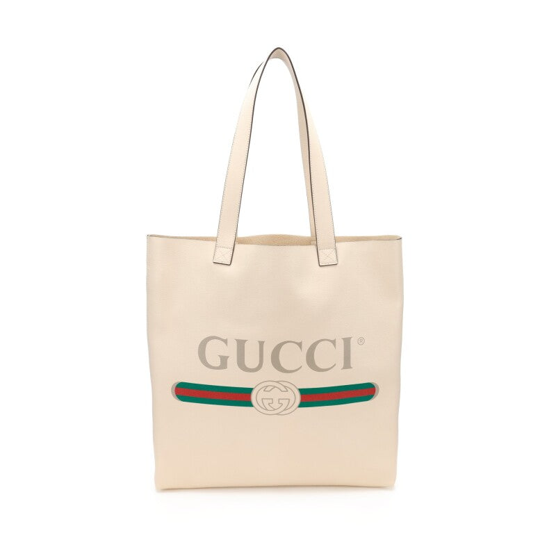 Gucci
White Calfskin Large Logo Tote