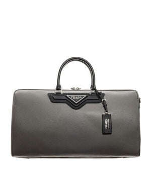 PRADA | SAFFIANO LEATHER TOP HANDLE TRAVEL BAG. UNIQUE ITEM NOT IN THE STORES