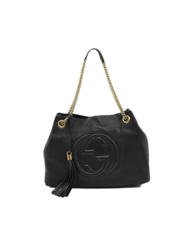 Borsa Gucci Soho In Pelle Nera