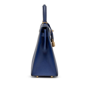Hermes Bleu Sapphire Epsom Kelly Sellier 32 Gold Hardware, 2015