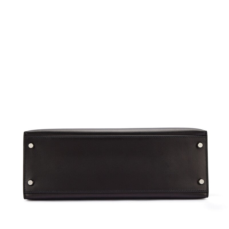 Hermès Black Box Kelly 32 Sellier Palladium Hardware, 2004